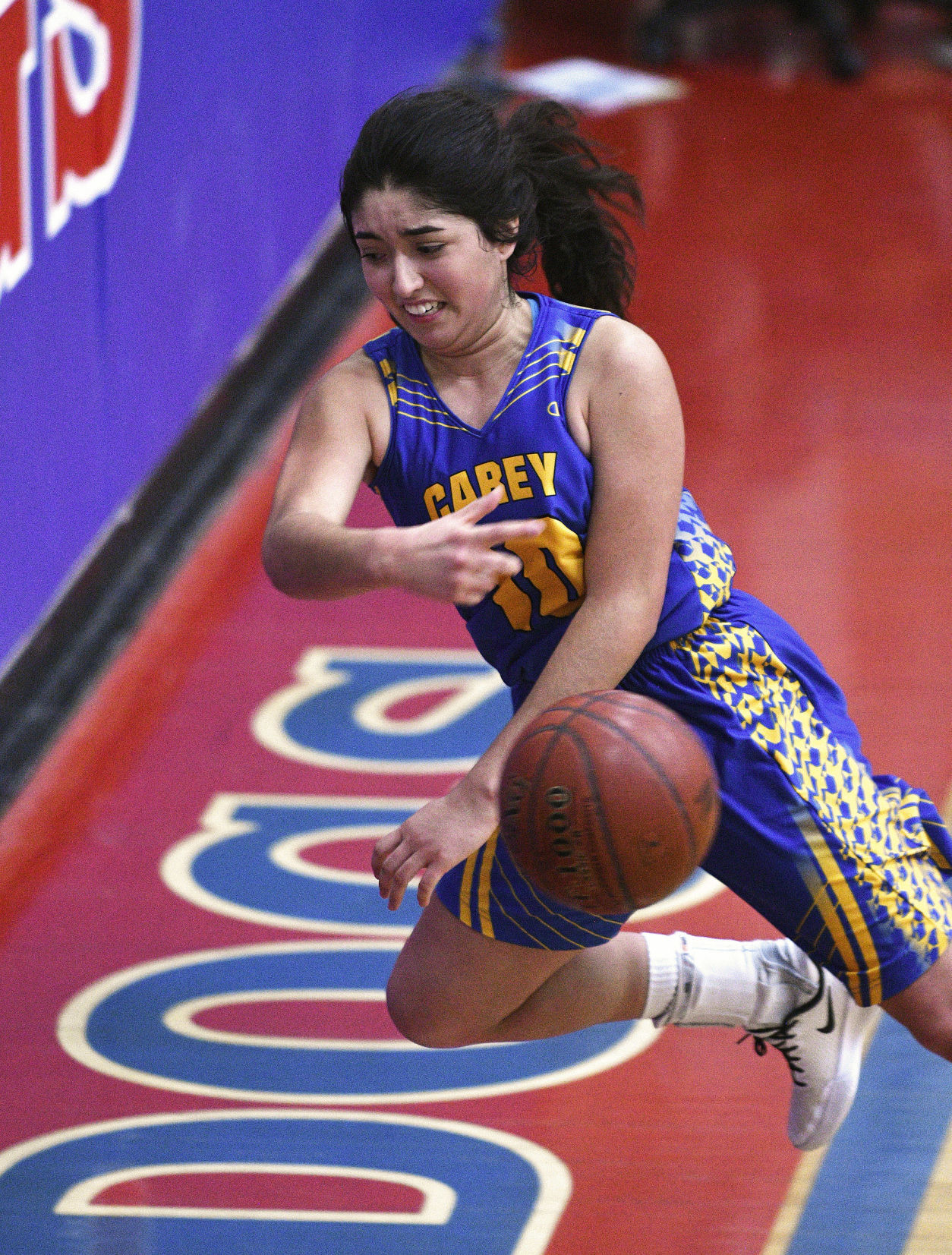 Girls State Basketball - Carey Vs. Tri-Valley